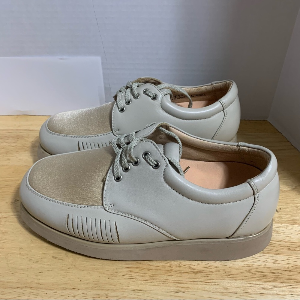 MT. EMEY minor dirt spot APIS‎ leather medical casual comfort shoe 6E-7